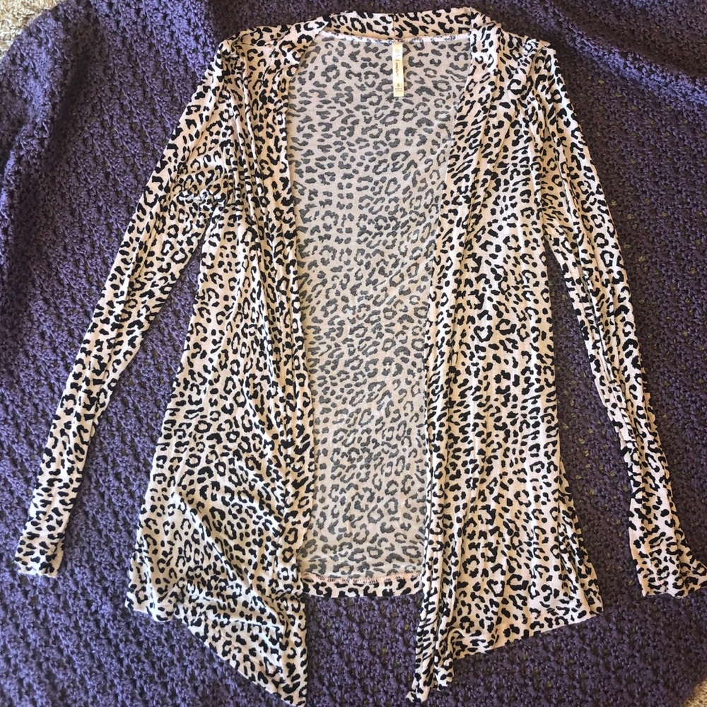 Cheeta Print Cardigan